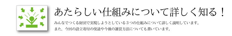 仕組みを知る！